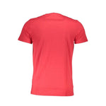 Cavalli Class Red Cotton T-Shirt CA-22275-XL