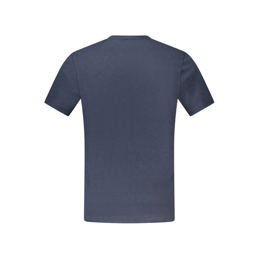 Hugo Boss Blue Cotton T-Shirt BO-33124-M