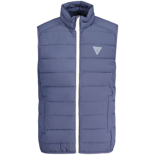 Guess Jeans Blue Spandex Jacket GU-33227-S