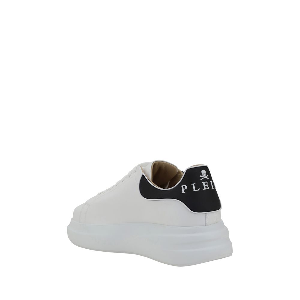 Philipp Plein White Rubber Low Top Sneakers