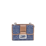Fendi Baguette denim Shoulder Bag FE7VA649AUGOF1SCGBB