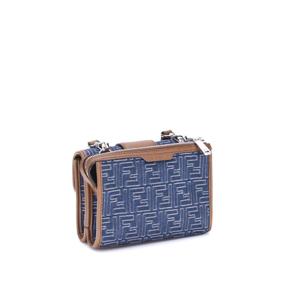 Fendi Baguette denim Shoulder Bag FE7VA649AUGOF1SCGBB