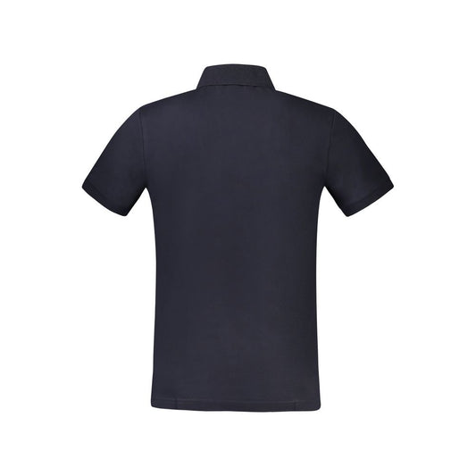 Hugo Boss Blue Cotton Polo Shirt BO-33103-M