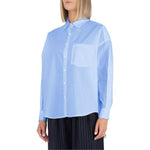 Comme Des Fuckdown Blue Cotton Shirt CO-15708-IT36|XXS