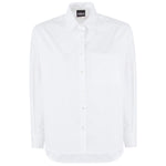Comme Des Fuckdown White Cotton Shirt CO-13549-IT36|XXS