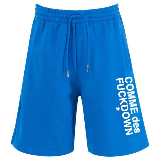 Comme Des Fuckdown Blue Cotton Short CO-15714-XL