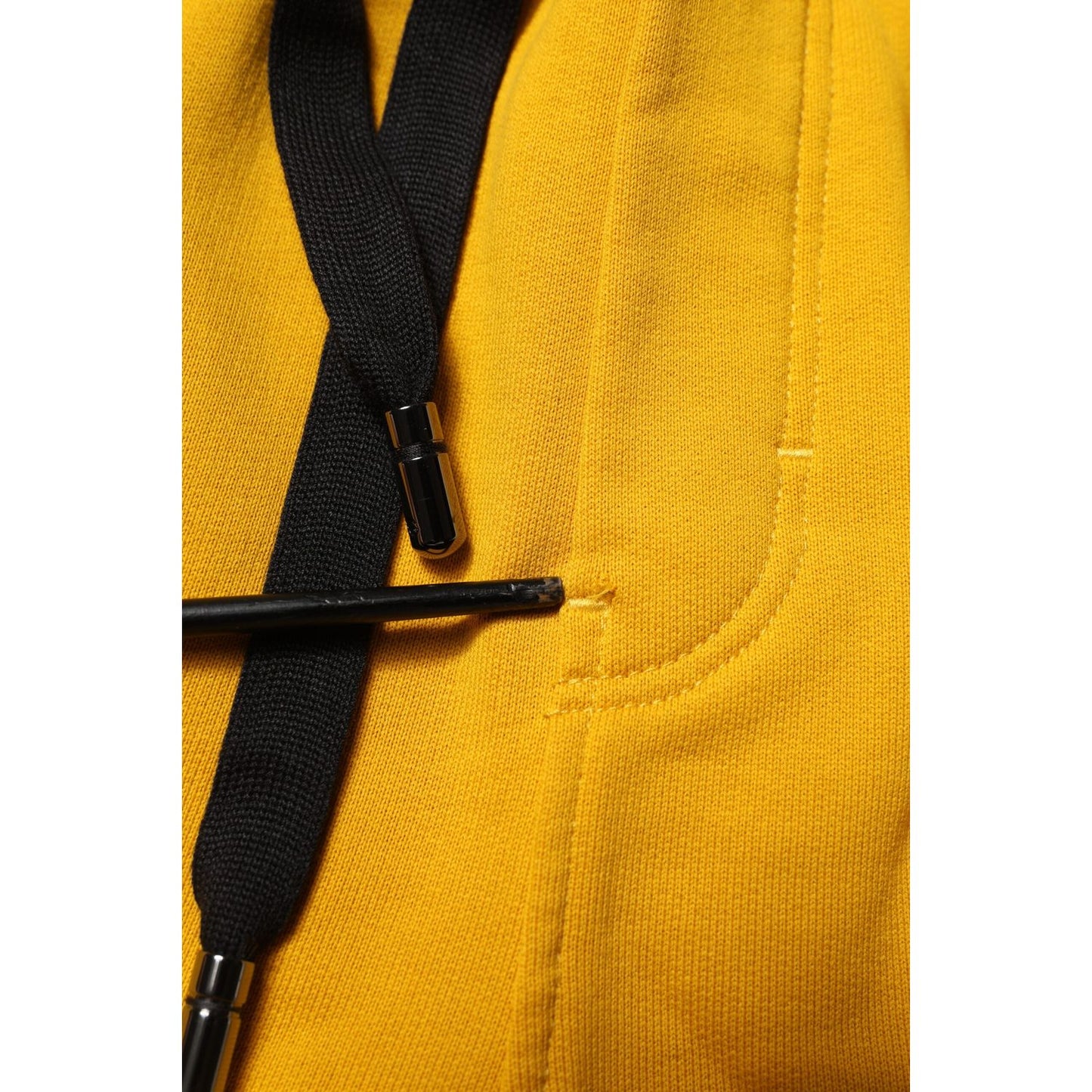 Dolce & Gabbana Yellow 100% Cotton Sweatpants Jogger Pants PAN76383-48