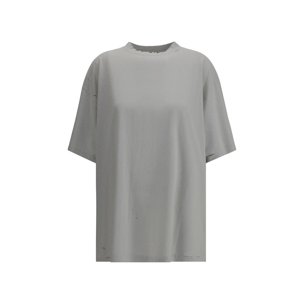 Balenciaga Gray Cotton T-Shirt