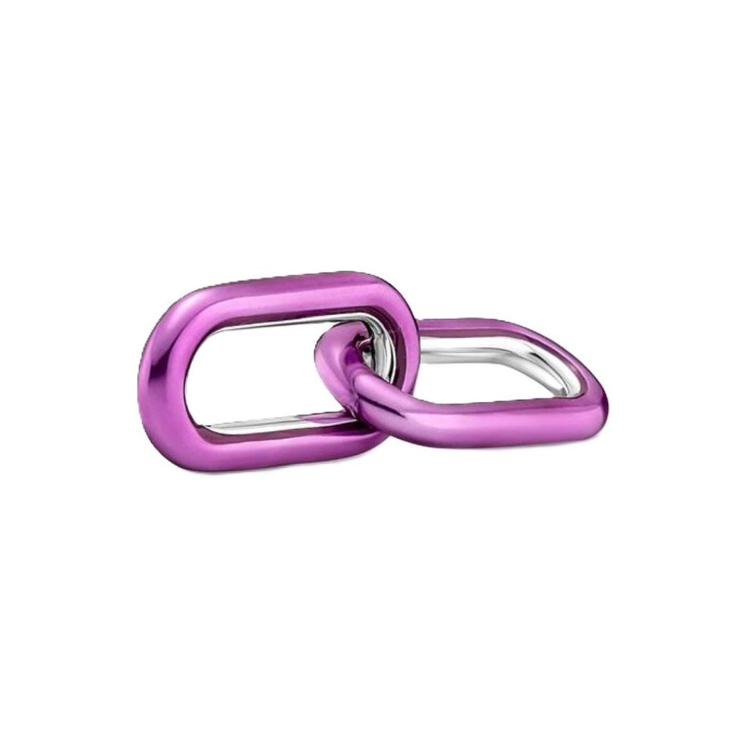 PANDORA CHARMS Mod. PURPLE DOUBLE LINK