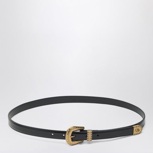 Valentino Garavani Black VLogo Signature belt in polished calfskin LDin,Men,Men > Accessories,Men > Accessories > Belts,Yes Eu 7Y2T0SQ9QBH/R_VALE-0NO_300