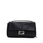 Fendi Black Leather Shoulder Bag FE-8971676