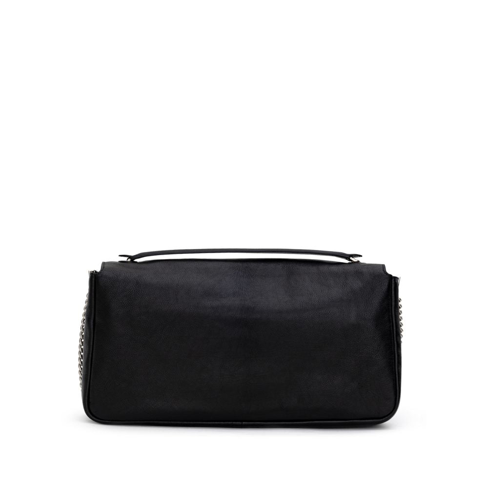 Fendi Black Leather Shoulder Bag FE-8971676