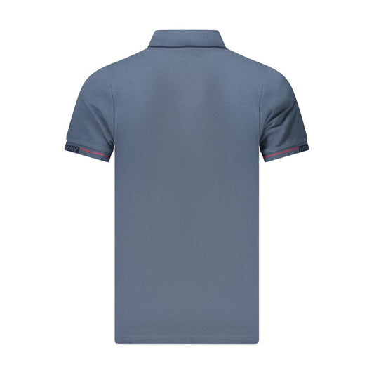 Norway 1963 Blue Cotton Men Polo Shirt NO-38968-S