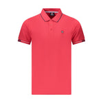 Norway 1963 Red Cotton Men Polo Shirt NO-38992-M