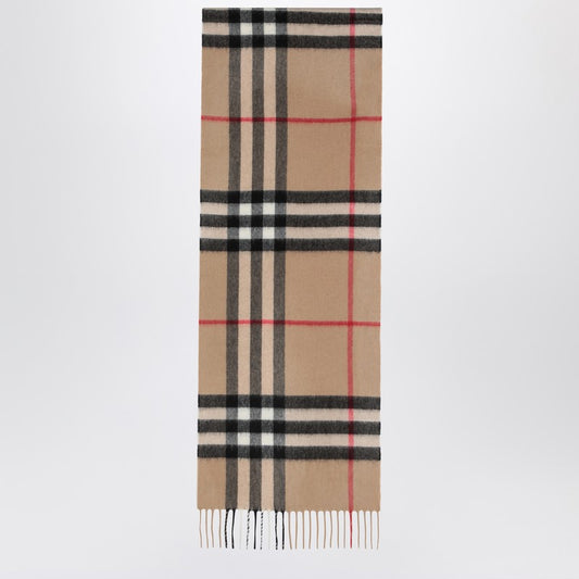 Burberry Cashmere scarf with Check motif LDin,Men,Men > Accessories,Men > Accessories > Scarves Hats & Gloves,Yes Eu 8076576U130655/R_BURBE-A7026_100