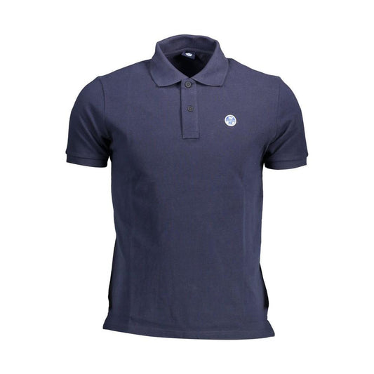 North Sails Blue Cotton Polo Shirt
