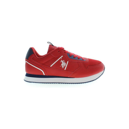 U.S. POLO ASSN. Red Polyester Sneaker US-14049-EU44/US11