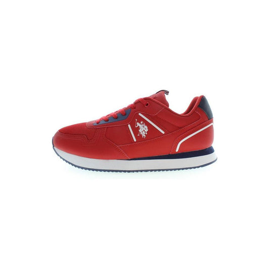 U.S. POLO ASSN. Red Polyester Sneaker US-14049-EU44/US11