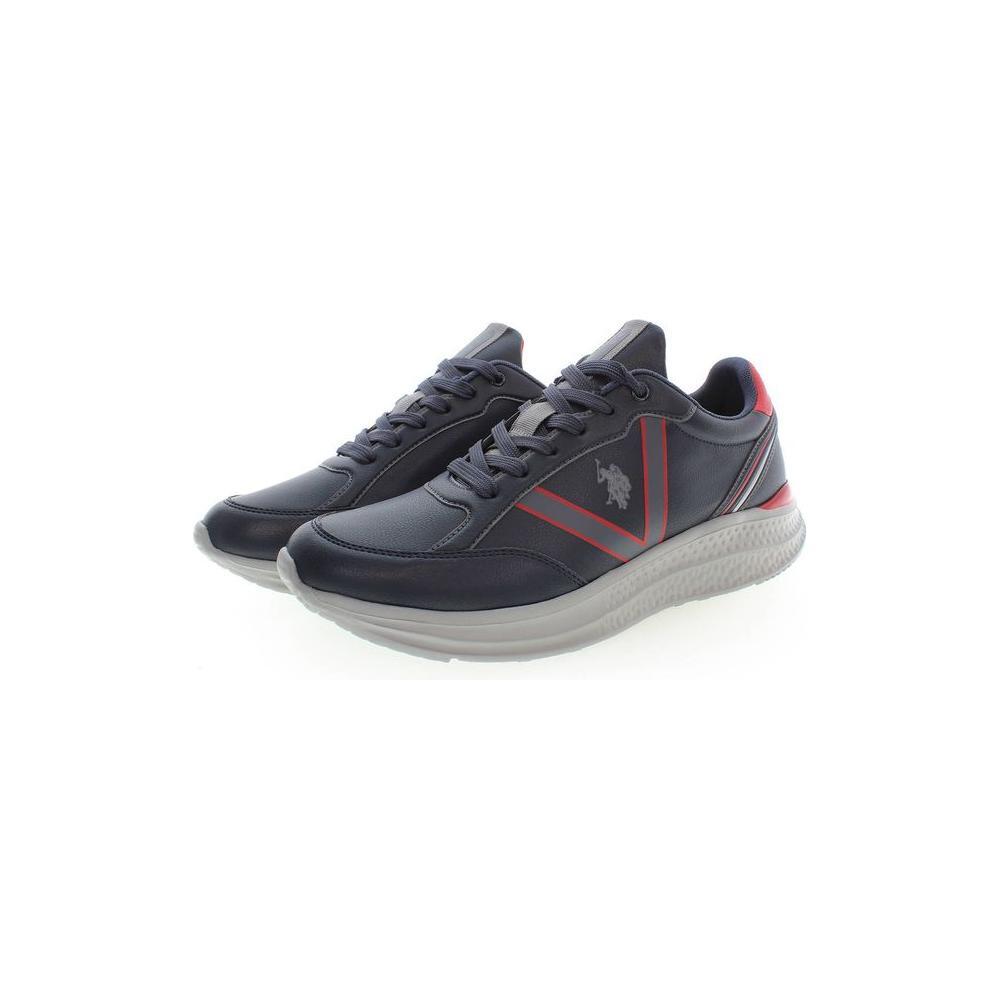 U.S. POLO ASSN. Blue Polyester Sneaker US-15470-EU42/US9