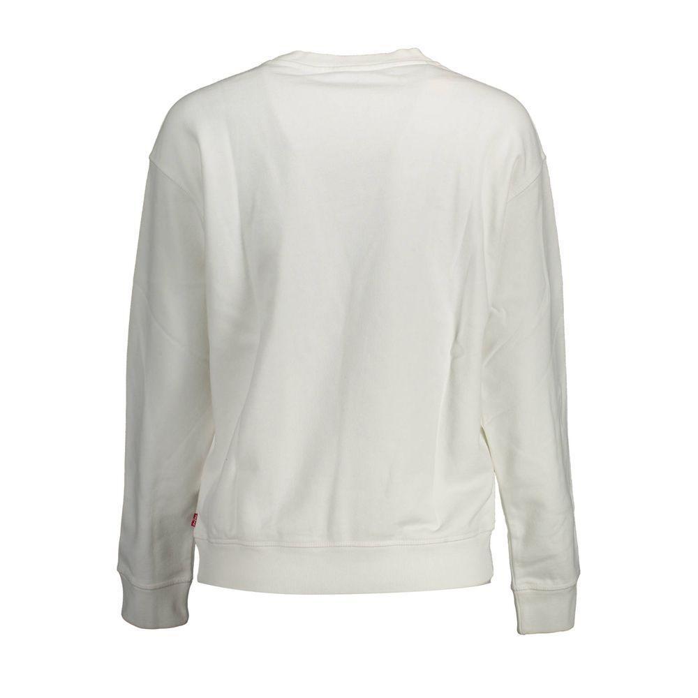 Levi's White Cotton Sweater LE-16110-XS