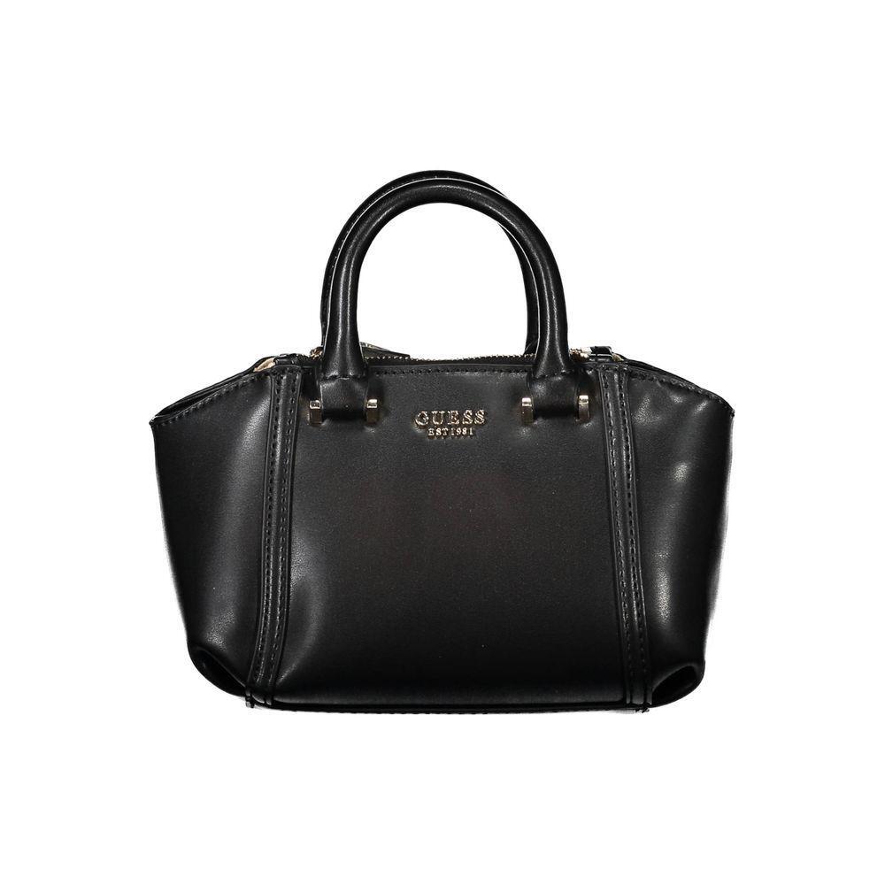 Front view with bag zipped and handles upright.