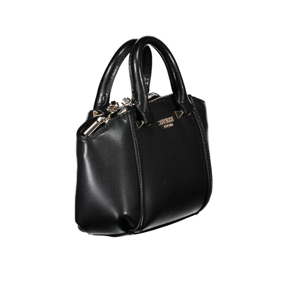 Front view with bag zipped and handles upright.