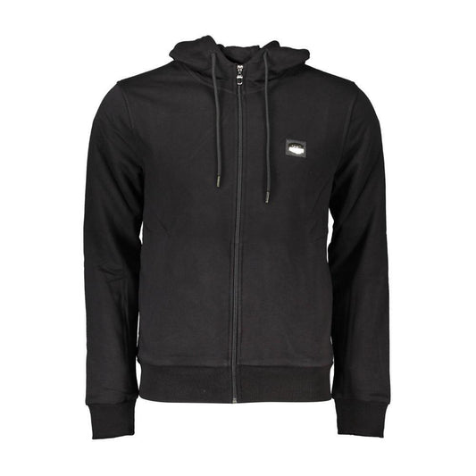 Cavalli Class Black Cotton Sweater