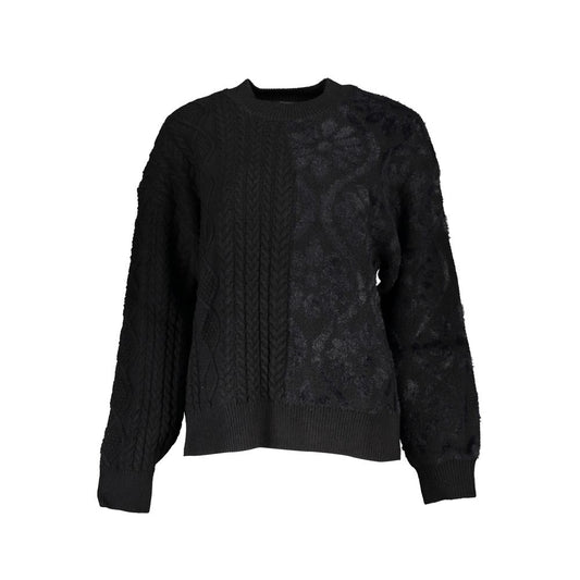 Desigual Black Cotton Sweater DE-24888-S
