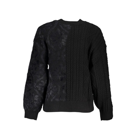 Desigual Black Cotton Sweater DE-24888-S