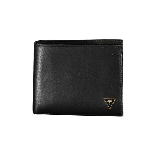 Guess Jeans Black Leather Wallet GU-26843