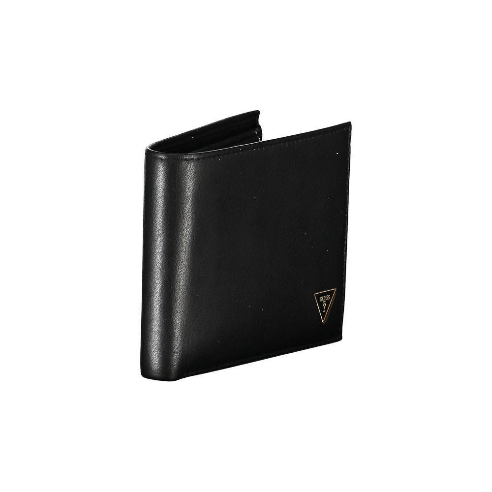 Guess Jeans Black Leather Wallet GU-26843