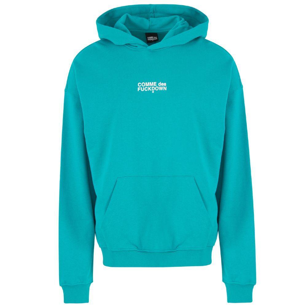 Comme Des Fuckdown Green Cotton Sweater