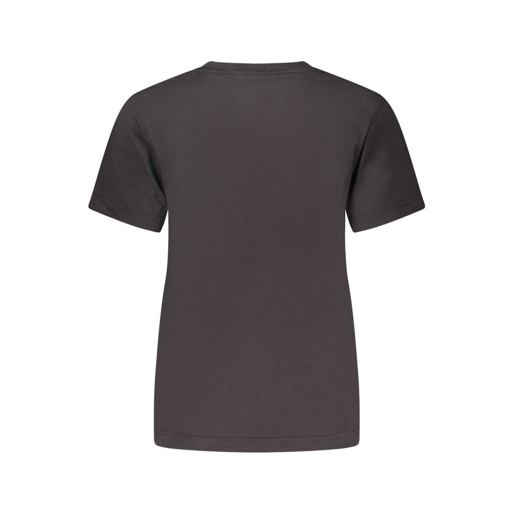 Calvin Klein Black Cotton Tops & T-Shirt CA-39018-S