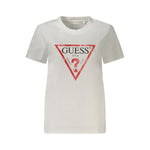 Guess Jeans White Cotton Tops & T-Shirt GU-39052-XXL