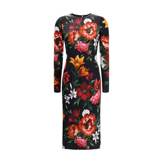Dolce & Gabbana Long floral-print Dress DO-F6GAVTFSIB2HN5PB-IT42 | L