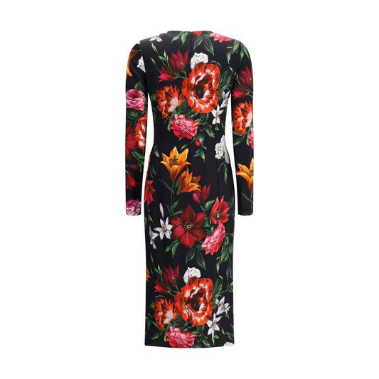 Dolce & Gabbana Long floral-print Dress DO-F6GAVTFSIB2HN5PB-IT42 | L