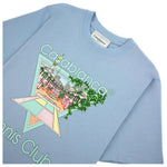 Casablanca Blue Cotton T-Shirt CA-14847-L