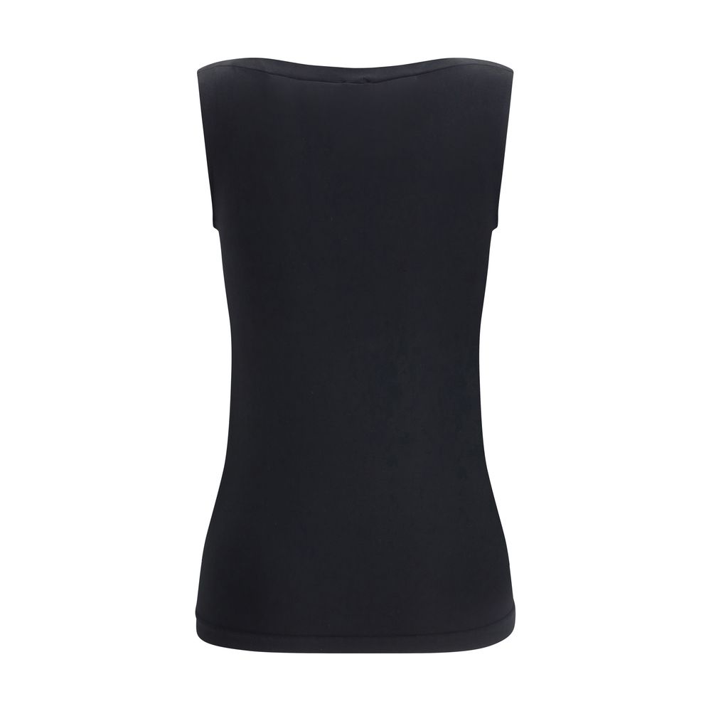 Front view with bag zipped and handles upright.