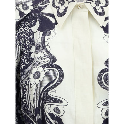 Alemais Multicolor Linen Casual Dress