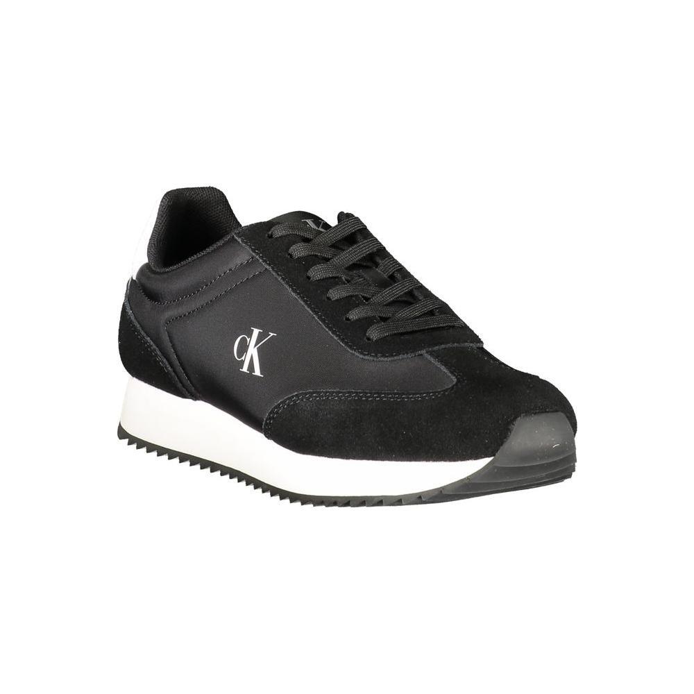Calvin Klein Black Leather Women Sneaker CA-39139-EU36/US6