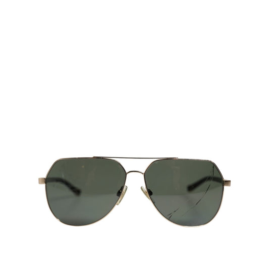 Dolce & Gabbana Black 18K Gold Plated Polarized Steel DG2133K Sunglasses