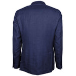 Made in Italy Blue Linen Blazer LO-15027-IT52 | XL