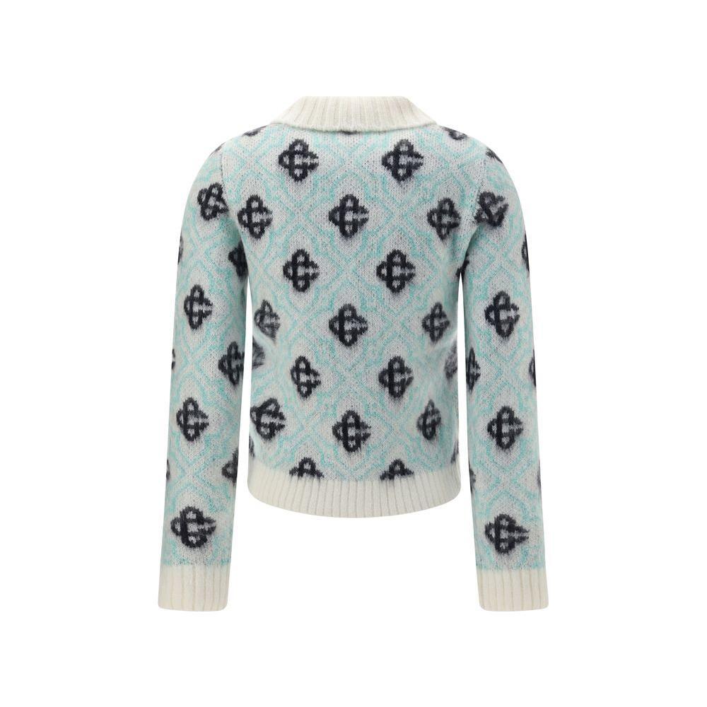 Casablanca Merino wool Sweater CA-WPF25KW102301MONOGRAM-L