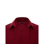 Gucci Bordeaux Wool Shirt GU-984820051448-IT48 | M