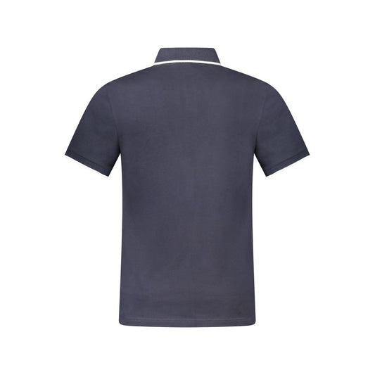 Hugo Boss Blue Cotton Polo Shirt BO-33071-S