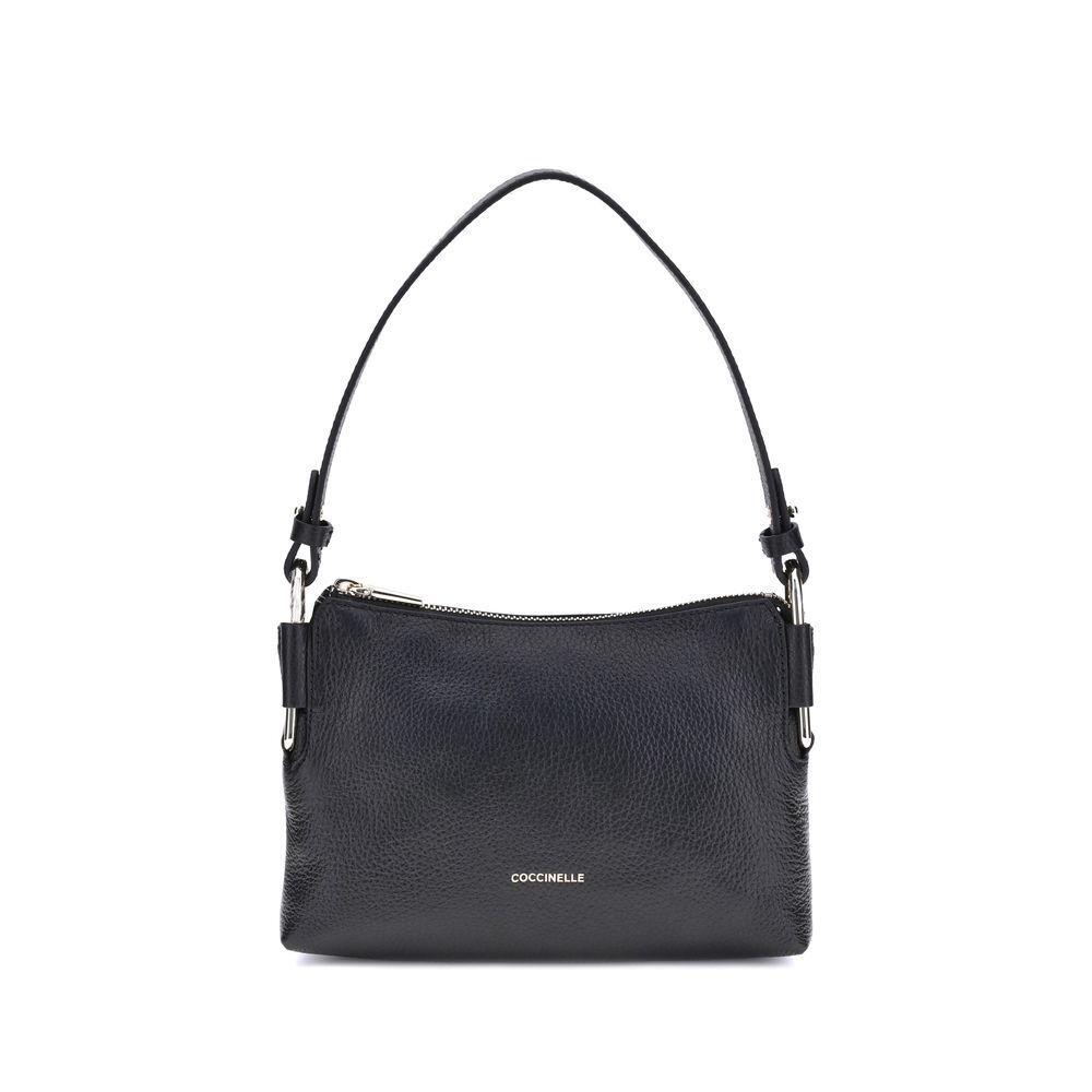 Front view with bag zipped and handles upright.