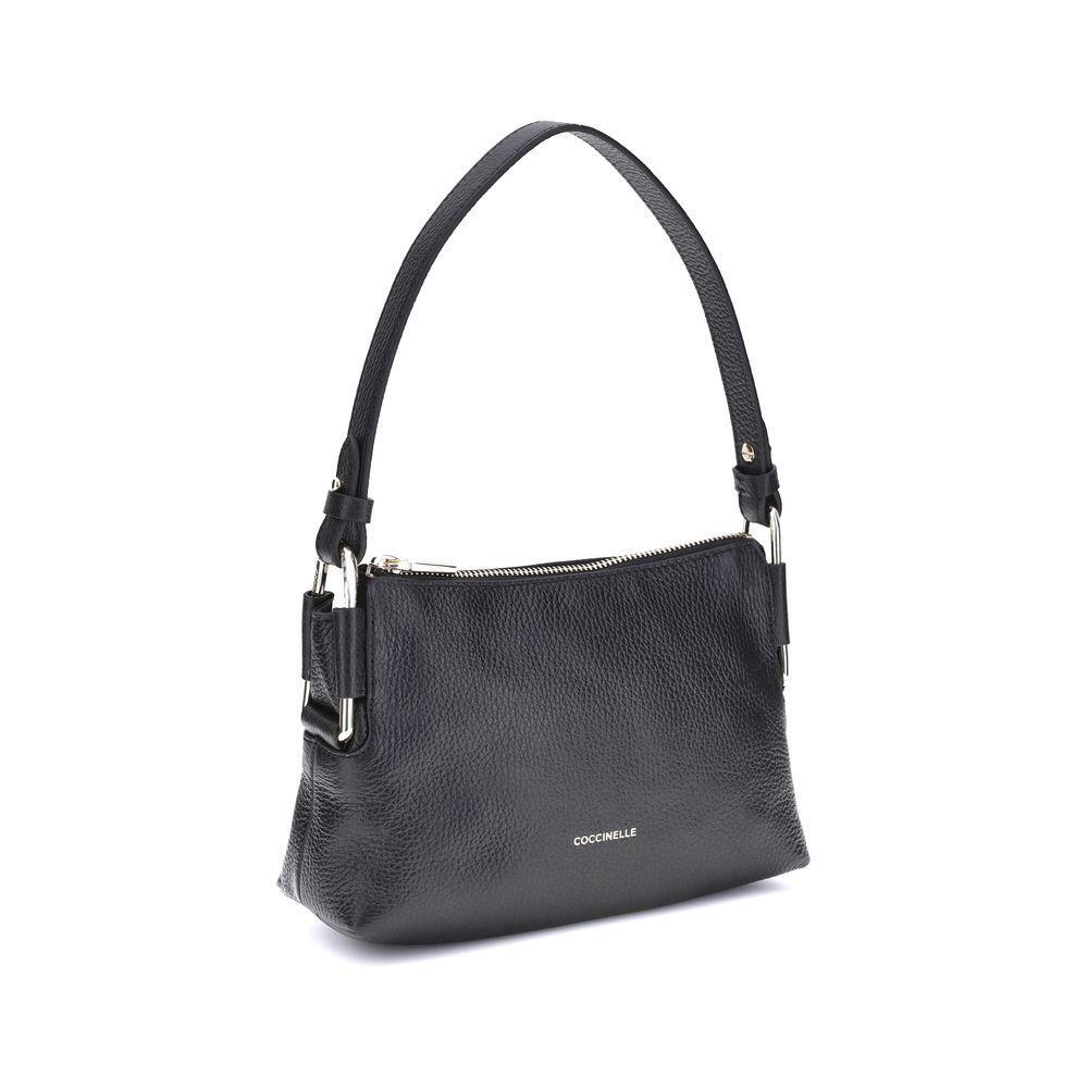 Front view with bag zipped and handles upright.