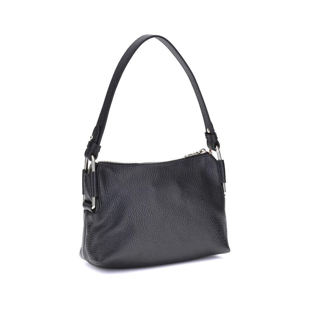 Front view with bag zipped and handles upright.
