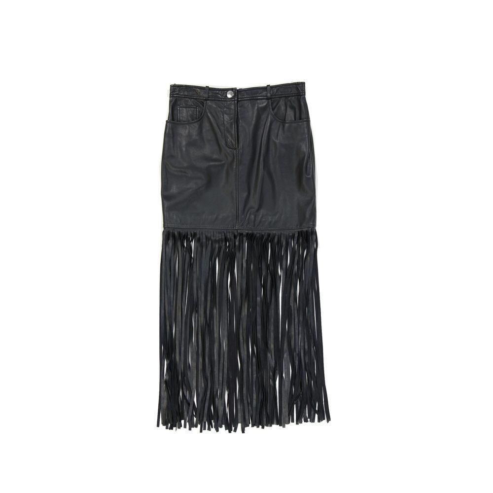 Boutique Moschino Leather Skirt BO-8735277285588-42