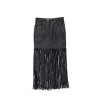 Boutique Moschino Leather Skirt BO-8735277285588-42